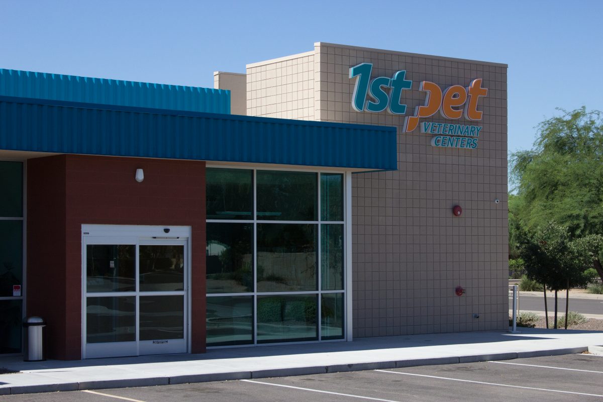 1st Pet Vet Clinic Project by McKinney Glass in Phoenix, AZ